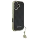 Guess dėklas iPhone 16 Plus telefonui 4G Charms Collection, juodas
