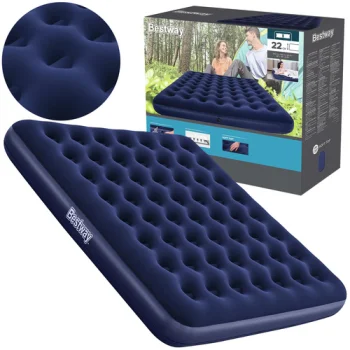 Bestway 67004 dvigulis pripučiamas čiužinys, 203x183x22 cm, tamsiai mėlynas