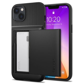 Spigen Slim Armor CS dėklas, skirtas iPhone 14 Plus, juodas