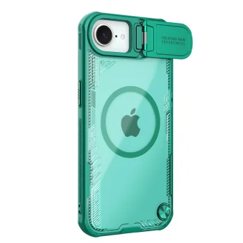 Nillkin Iceblade Prop Magnetic dėklas iPhone 16e / 17e, žalias