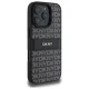 DKNY dėklas iPhone 16 Pro Max telefonui Texture Pattern Tonal Stripe, juodas