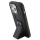 BMW Grip Stand Smooth & Perforated dėklas iPhone 15 Pro su stovu, juodas