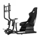 NanoRS RS702 Racing Simulator Cockpit with Seat and Wheel Stand, up to 130kg, up to 50\"