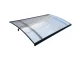 Durų stogelis STARKEDACH L-160, 160x100x25 cm, tamsiai pilkas