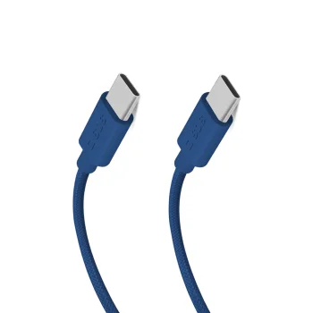 SBS USB-C į USB-C laidas, 1.5m, 60W Power Delivery, mėlynas