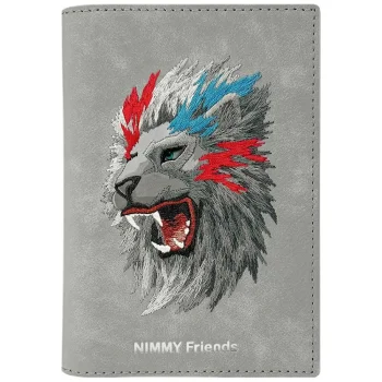 Nimmy Raptor Lion paso ir piniginės dėklas, pilkas
