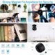 Belaidė mini WiFi Full HD kamera, juoda