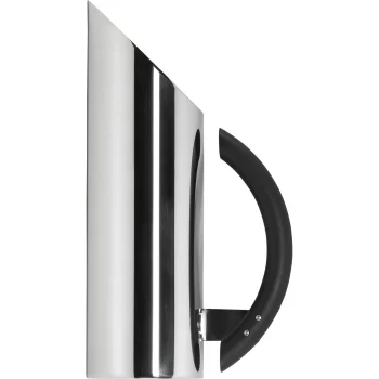 Alessi Tua MB03 grafinas, 1 l, poliruotas, sidabrinis ir juodas