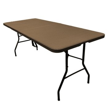 Sulankstomas maitinimo stalas Case 123139, 180 cm, rudas