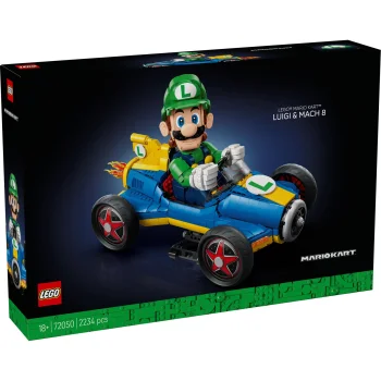 LEGO Super Mario 72050 Mario Kart: Luigi ir Turboflitzer