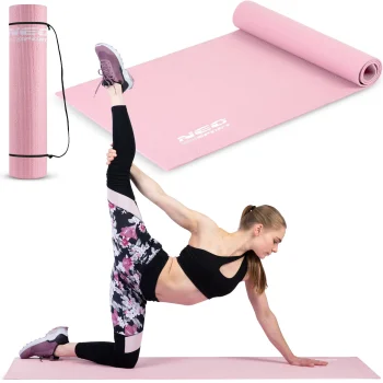 Neo-Sport Exercise Mat 173 x 61 cm, Pink