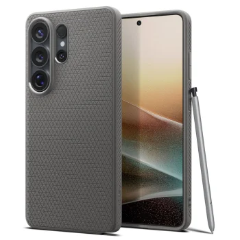 Spigen Liquid Air dėklas, skirtas Samsung Galaxy S26 Ultra, pilkas (Marble Gray)