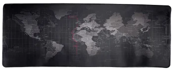Didelis pelės kilimėlis World Map 80x30 cm