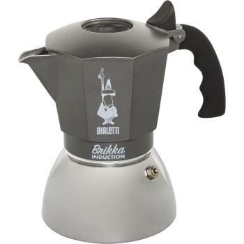 Bialetti Brikka Induction 4 puodelių kavinukas, antracito spalvos