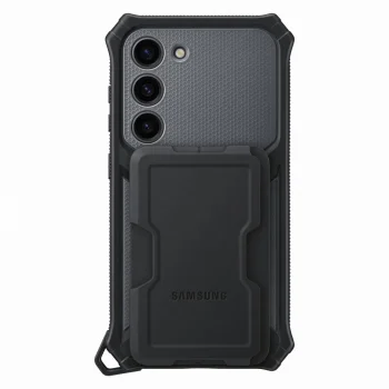 Samsung Galaxy S23 dėklas Samsung Rugged Gadget Case, pilkas