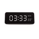 GreenBlue GB397 Alarm Clock with Thermometer, White