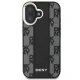 DKNY Checkered Pattern MagSafe dėklas iPhone 16 Plus telefonui, juodas