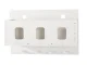 Hanging Bathroom Shelf with Hooks, White