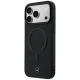 Mercedes Leather 3D MagSafe Case for iPhone 17 Pro, Black
