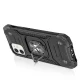 Dėklas Wozinsky Ring Armor skirtas iPhone 14 Plus su žiedu ir stovu, juodas