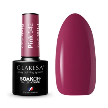 Claresa Pink 542 Gel Polish, 5g