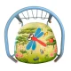 Kids metal chair with padded seat, 36×36 cm, for playroom or kitchen
