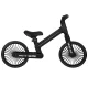 Balansinis dviratukas Trike Fix Glow LED, juodas