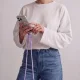 Telefono virvelė Tech-Protect C5SD Rope CrossBody, Lavender