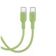 Puro ICON USB-C į USB-C laidas (1.5 m), žalias