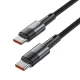 Tech-Protect UltraBoost USB-C į USB-C laidas 100W 5A, 3m, pilkas