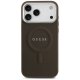 Guess Classic Logo MagSafe Phone Case Cover iPhone 17 Pro - Brown