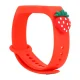 Vaikiškas dirželis Telcon Smart Band M5 / M6 / M7, Red Strawberry
