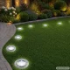 Saulės energija įkraunami sodo šviestuvai su 8 LED, 4 vnt.