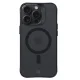 3mk iPhone 14 Pro Max dėklas Smoke MagCase, pusiau skaidrus