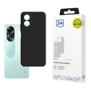 3mk Matt Case for Oppo A58 4G Black
