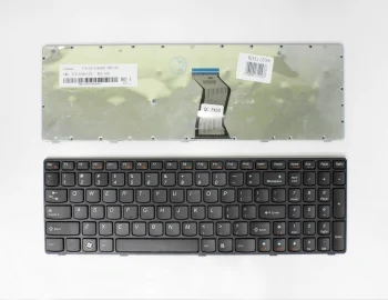 Klaviatūra Lenovo B570, B575, V570, Y570 nešiojamiems kompiuteriams, juoda