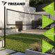 Trizand tinklinio tinklas 8,5x1 m su krepšiu, juodas