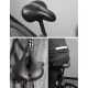 Trizand 00020987 Bicycle Saddle with Suspension and Cover, Black