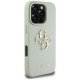 Guess dėklas iPhone 16 Pro Max telefonui, PU Grained Big 4G, žalias