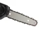 Compact cordless mini chainsaw 4 inch, black