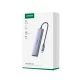 Ugreen CM473 USB-C šakotuvas (2x USB-A / 2x USB-C, 20cm), pilkas
