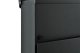 Malatec S6238 pašto dėžutė su laikraščių skyriumi, juoda