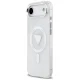 Guess IML Gradient Triangle Logo MagSafe dėklas iPhone Air, skaidrus