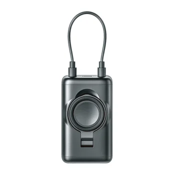 Joyroom JR-W13 5000mAh belaidė išorinė baterija Apple Watch laikrodžiui, juoda