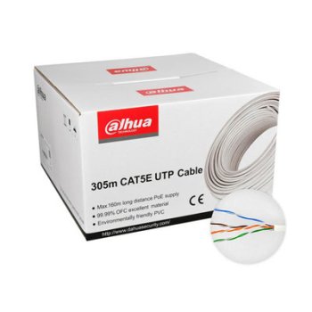 Dahua PFM920I-5EUN CAT5e UTP vidinis tinklo laidas, 305m