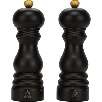 Peugeot Paris pipirų ir druskos malūnėlių rinkinys 18 cm, šokolado spalvos