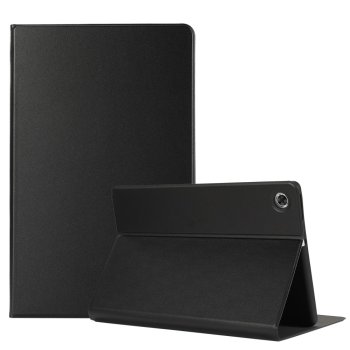 Lenovo Tab M10 HD Gen 2 10.1 (TB-X306) TPU ir PU odos dėklas, juodas