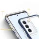 Dėklas Samsung Galaxy S21+ 5G, Hybrid Armor Clear 3 in 1, skaidrus su mėlynu rėmeliu