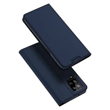Atverčiamasis dėklas Dux Ducis Skin Pro skirtas Samsung Galaxy A22 4G, mėlynas