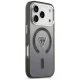 Guess IML Gradient Triangle Logo MagSafe dėklas telefonui iPhone 17 Pro, juodas